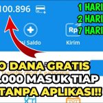 Klaim Sekarang! Saldo DANA Gratis Dapat Rp Ribu Pakai Aplikasi