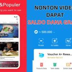 Nonton Video Dapat Saldo DANA Rp