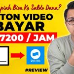 Panen Rupiah Nonton Video Dibayar /Jam Bisa Ke Saldo Dana? Cara Dapat  Uang Di Internet!